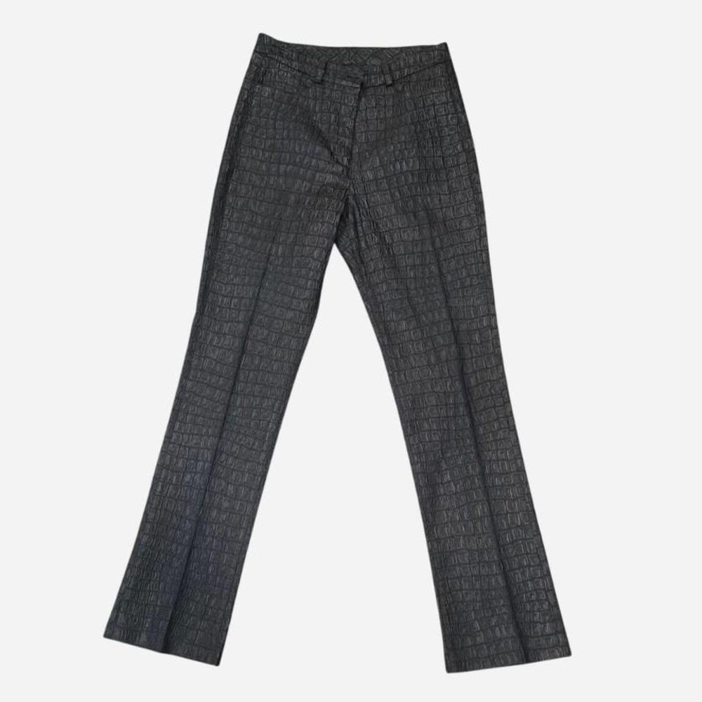Women's alligator‎ print pants made in Italy size 6 (S3